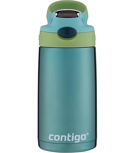 Amazon.com: Contigo Kids Straw Stainless Steel Water Bottle with AUTOSPOUT  Lid 13oz Punch : Sports & Outdoors