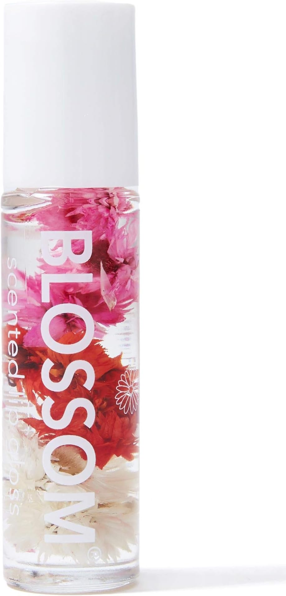 Scented & Flavored Flower Infused Moisturizing Lip Gloss (Strawberry)
