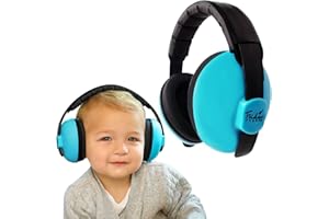 Friday 7Care Baby Headphones - Baby Ear Protection, Noise Cancelling Headphones with Adjustable Headband for Ages 0-24 Months, Blue