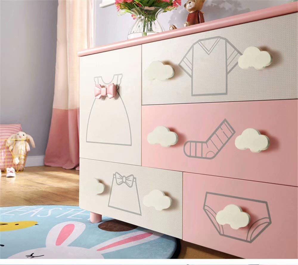6 pomos de Dibujos Animados para el gabinete cómoda FBSHOP guardarropa