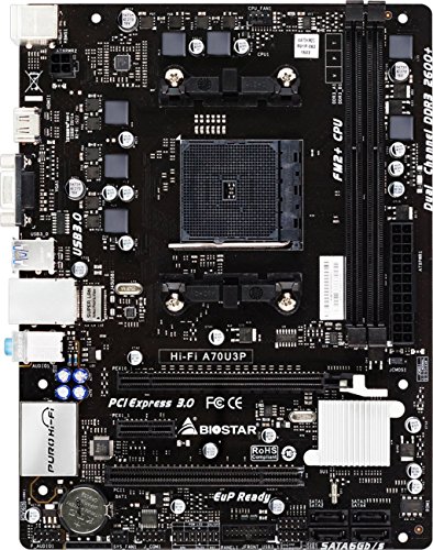 Biostar hi-fi a70u3p fm2+ / fm2 amd a70m 4 x sata 6gb/s…