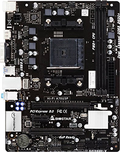 BIOSTAR Hi-Fi A70U3P FM2+ / FM2 AMD A70M 4 x SATA 6Gb/s