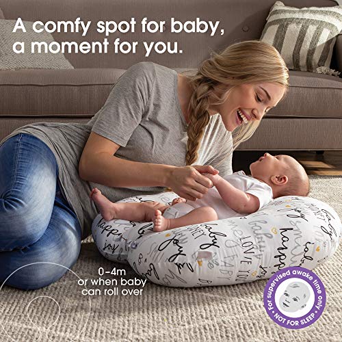 Boppy Newborn Lounger—Original Lightweight Plush Chair with Carrying