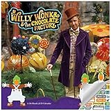 Willy Wonka Calendar 2019 Set - Deluxe 2019 Willy Wonka Wall Calendar with Over 100 Calendar Stickers (Willy Wonka Gifts, Office Supplies)