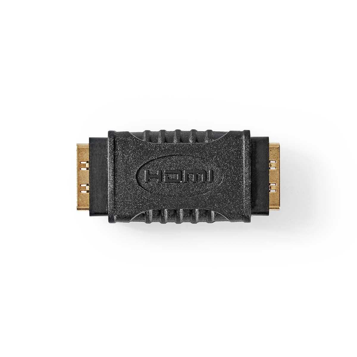 Nedis HDMI Adapter, Female-to-Female Coupler, Supports 4K@30Hz, ARC, Ethernet and 3D, Gold-Plated Connectors - Connects Two HDMI Cables Together