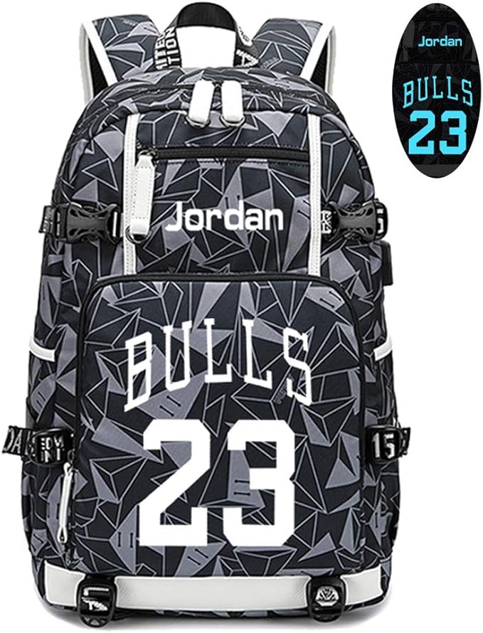 Lorhs store Jugador de Baloncesto Michael Jordan Mochila Luminosa ...