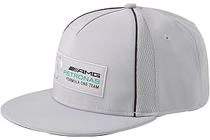 PUMA Mercedes Benz AMG Petronas F1 Flatbrim Hat -Black/Gray/Navy (Gray)