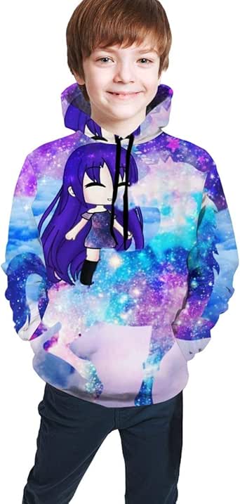 Amazon.com: Cheers Up Gacha Life Games Unisex Hoodie 3D ...