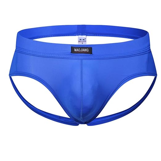 Skxinn Herren Slips Kurze Briefs Atmungsaktive Ice Silk Triangle Tanga Solide Unterhosen Underpants Unterwäsche Boxershorts U