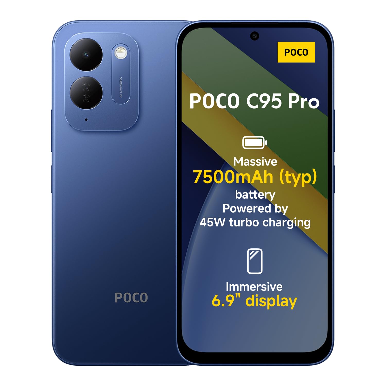 POCO C95 Pro, Smartphone 6+128...