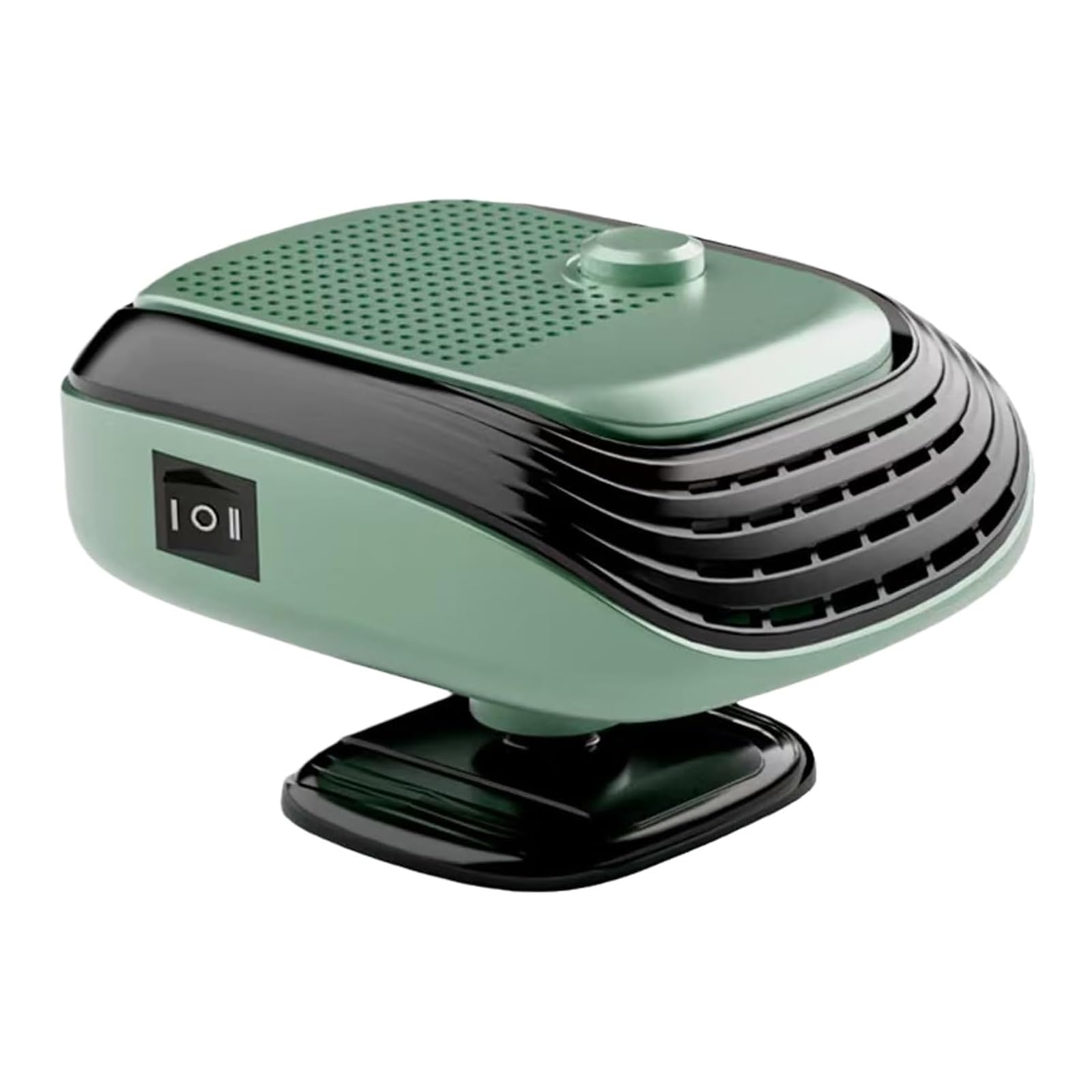 Photo 1 of 2 In 1 Portable Car Heater & Fan, 2026 New 360° Rotation Plug-in Space Car Heaters, Upgrade 12V Fast Heating Car Defroster Windshield Heater All-Weather Use (1, Green 12V)