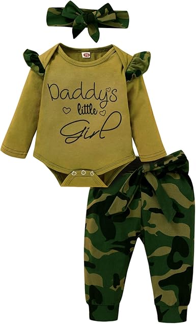 camouflage little girl pants