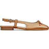 RUSAUISE Women's Flats Shoes for Women Ballerina Flat Ballet Flats with Bow Slingback Pump Round Toe Closed Toe Bowknot Comfortbale Dress Shoes