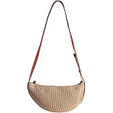 Eiyye Crossbody Bag for Women Hobo Shoulder Purse Boho Woven with Adjustable Strap Casual Summer Travel Beach Bag