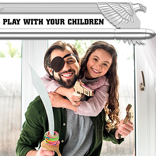 iSottcom Rubber Band Gun – Toy Gun Beretta Boys Toys for Outdoor Indoor Game – Wooden Toy Guns – Best Gift for Men – Wooden Pistol for Shooting Game – Kids Toys for Pretend Play - Thumbnail 2