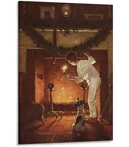 Norman Rockwell ジョリーポストマン メリークリスマス Amazon.com