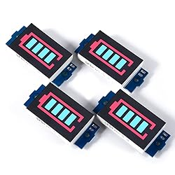 4PCS 6S 6 Series Lithium Battery Level Indicator