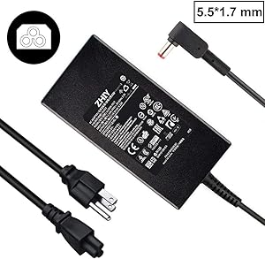 New AC Charger for Acer Predator Helios 300 PH317 PH317-51 G3-572 G3-571 Aspire V Nitro 15 VN7-593G 17 VN7-793G A717-71G ADP-180MB Laptop Power Supply Adapter Cord