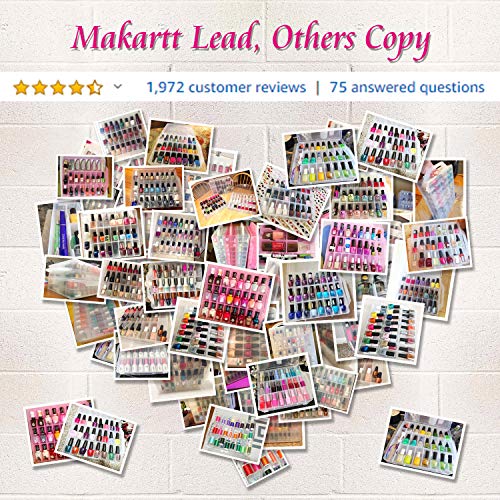 Makartt Universal Clear Nail Polish Organizer Holder for 48 Bottles
