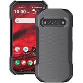 Wireless PROTECH Case Compatible with Kyocera DuraForce PRO 3 (E7200), Protective Textured Case and Screen Protector(Black)