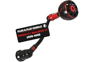 MARVELURE Power Handle Compatible for Daiwa Fuego LT, Ballistic LT, Tatula LT, Exceler LT 1000-4000 Spinning Reel Replacement Handle