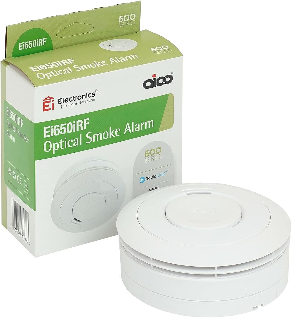 Aico Ei650iRF Wireless Smoke Detector RadioLINK Optical Sensor