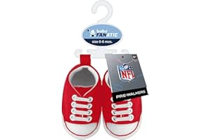 BABY FANATIC MasterPieces - NFL Baby Pre-Walkers Shoes, Officially Licensed Kansas City Chiefs Football, High Top Sneakers, Soft Anti-Slip Soles, Boys and Girls, 0-6 Months Team Color