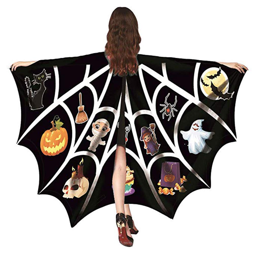 Halloween Butterfly Cloak Butterfly Cape Halloween Butterfly Wings Shawl Costume Halloween Butterfly Cosplay Cape Fairy Ladies Cape Butterfly Dance Cape Butterfly Wings Costume Cape for Girls Women