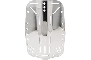 Scuba Choice Tech Diving Stainless Steel Silver Backplate