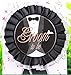 Bride To Be and Groom To Be Award Ribbon Badge Brooch,Set of 2