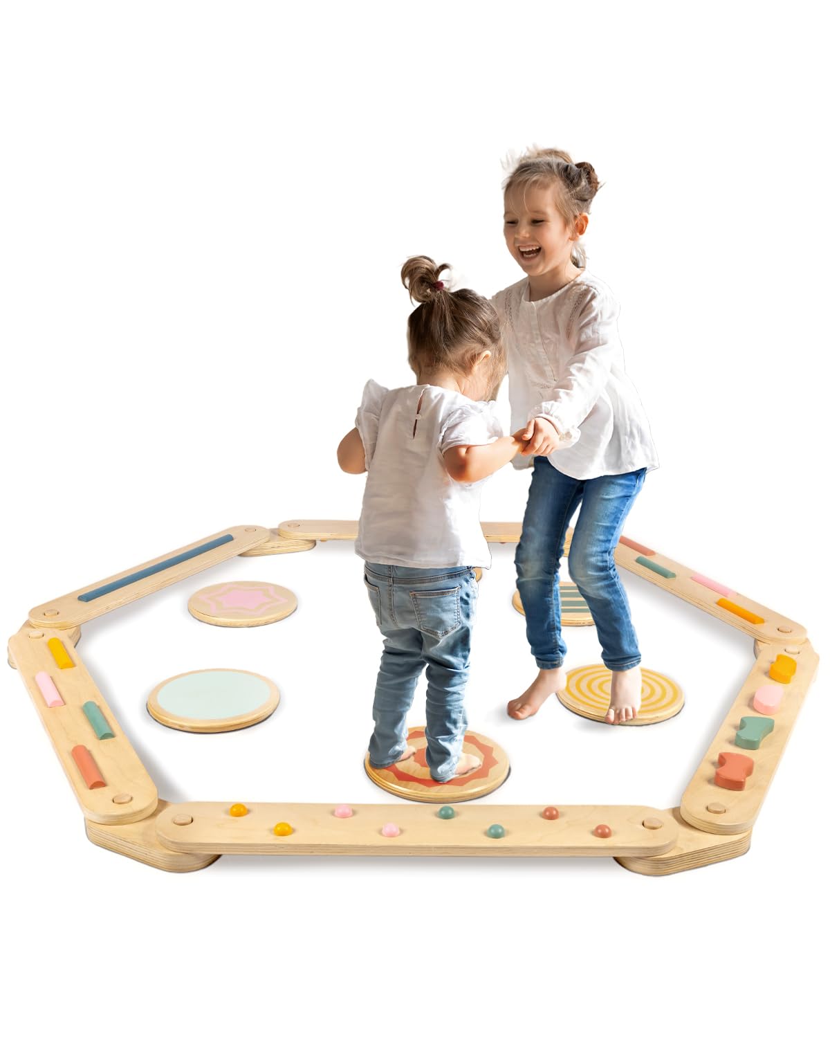 Mua LOL-FUN Toddler Balance Beam for Kids 3-5 Montessori, Wooden Kids ...