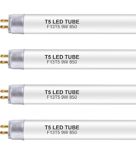 IHYCTV F8T5 12 Inch Plug & Play LED Tube, Daylight 6500K T5 LED