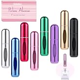 TiddieBair 8 PCS Mini Perfume Travel Refillable, Perfume Atomizer, Refillable Perfume Bottle-5ml