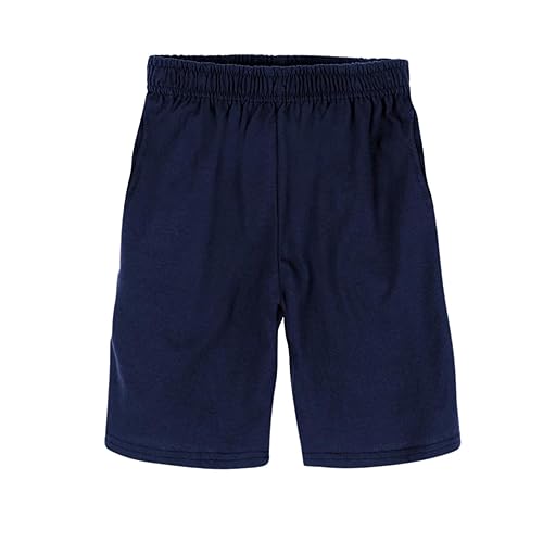Hanes Boys Jersey Shorts Pack, 2-Pack, Cotton Shorts for Boys with