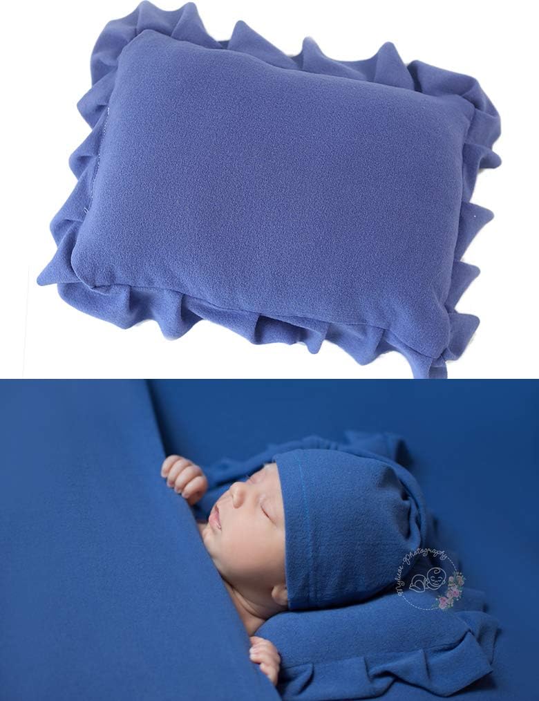 Soft Baby Posing Pillows Newborn Photography Poser Pillow Props Infant Photo Prop Basket Filler Girl Or Boy Accessories (Navy)