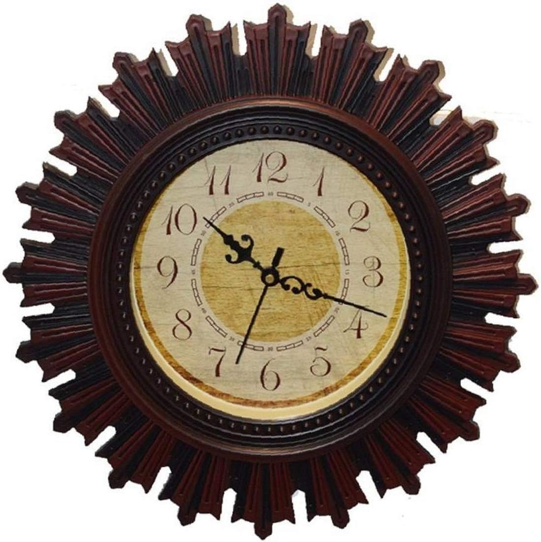 ROYSTAR Plastic Wall Clock (12x12 inch, Multicolour)