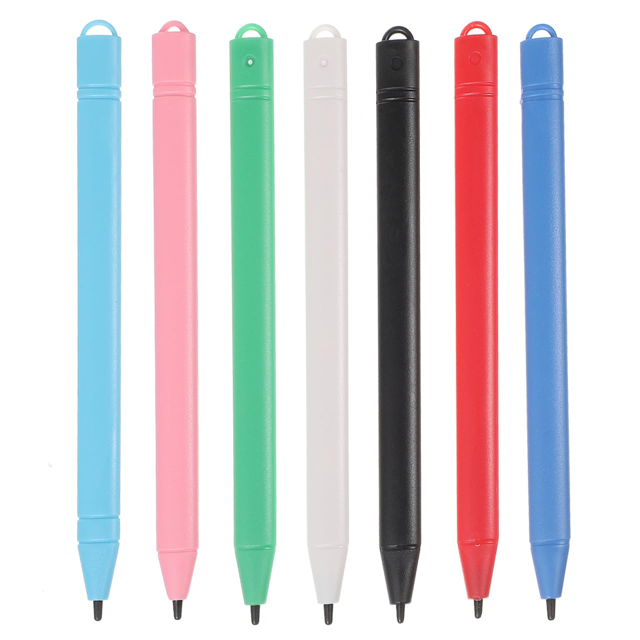 UKCOCO Lcd Writing Tablet Stylus Pen Replacement Set of 7 Durable Plastic Pens for Kids Drawing Writing and Painting Practice Easy to Install