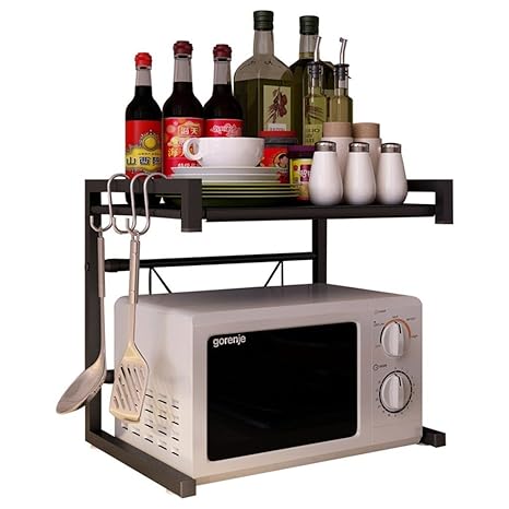 ILQ Estante de la Cocina estantería escalable del Horno de ...