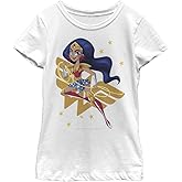 DC Comics Girls Dc Super Hero Girls Wonder Girl's Solid Crew Tee