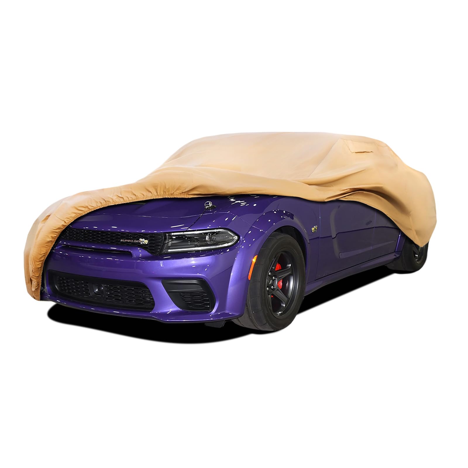 Photo 1 of JURMON Heavy Duty Outdoor Car Cover Custom Fit for Dodge Charger,Windproof All Weather Waterproof Sun Rain UV Dust Snow Protection Outdoor Car Covers