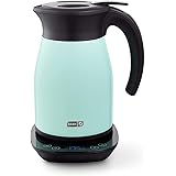 Dash Insulated Electric Kettle, Cordless 1.7L Easy Boil Hot Water Kettle - Matte Aqua, 57oz/1.7L