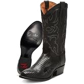 Tony Lama Men's Nacogdoches 13" Teju Lizard Western Boot - 1911 Collection, Full Grain Leather, Cushion Insole, Round Toe