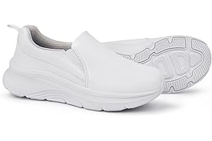 Hawkwell Women's Slip On Arch Support Comfortable Lightweight Slip Resistant Nurse Shoes
