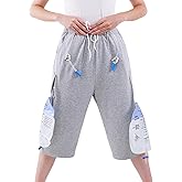WEEOATAR Unisex Incontinence Care Pants,Fistula Pants,Catheter Clothing Incontinence Pants,Urine Bag Trousers with Double Pockets for Nephrostomy,Foley,Suprapubic&Biliary Catheters(Grey,Short,XXL)