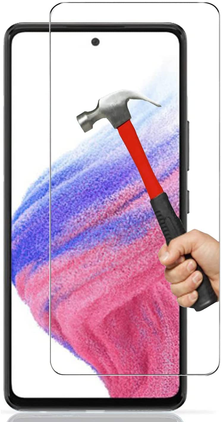 KP TECHNOLOGY Samsung Galaxy A54 5G / A53 5G / Galaxy A52s 5G / A52 5G Tempered Glass Screen Protector Easy Bubble-Free Installation Ultra Clear Shatterproof 9H Hardness Anti Fingerprint