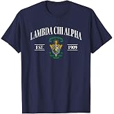 Lambda Chi Alpha Fraternity Est.1909 LXA Lambda Chis LCA T-Shirt