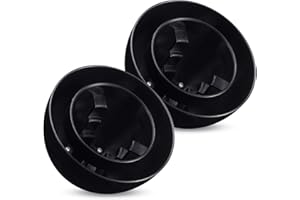 Wonderjune 2pack PVC Furnace Flue Pipe Vent Cap for 1.5" 2" 3" Pipe Hemispherical Flue Roof Vent Cap Keep Small Animals Out of Exterior Exhaust Cover (Black)
