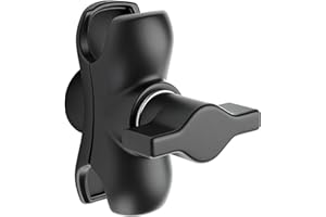 FCCAIRMS Metal Double Socket Arm Compatible RAM Mount Arm, 1" Double Ball Adapter, 360° Rotation, Extension Rod for Phone Holder, for Bike, Motorcycle, Truck. (Short)