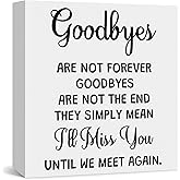 Memorial Gifts Wooden Box Sign Sympathy Desk Decor Signs in Memory of Mom Dad Grandparent Brother Sisters Friends Husband Wife Loss Memorial Keepsake Remembrance Condolences Grieving Present