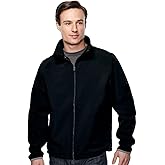 AFC Men's Soft Shell Bonded Jacket Big & Tall Coat in Black & Navy Lg to 4x